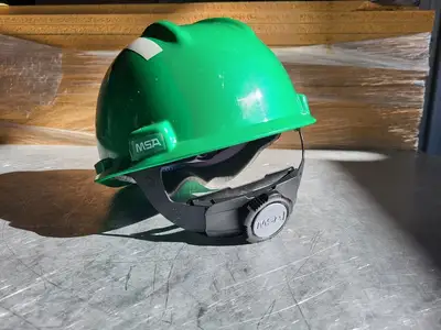 Green V Guard Hard Hat