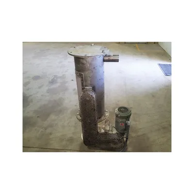 Used 10x12 Semco Rotary Airlock valve with Dual Shaft Agitated lump breaker