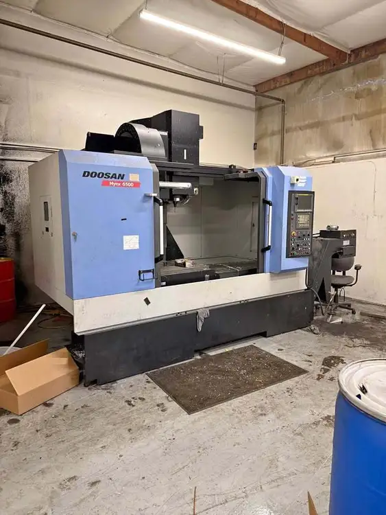 Used 2011 DOOSAN MYNX 6500/50 4 AXIS CNC VMC Vertical Machining Centers Illinois US | Asset Exchange Corporation #944629