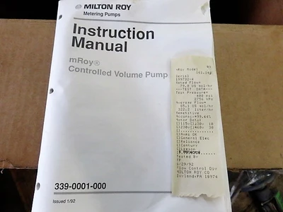 USED Milton Roy FR161-144
