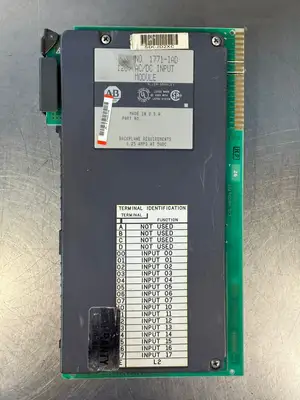 Allen Bradley 1771-IAD INPUT MODULE 0.25Amp At 5VDC (8.5.1)