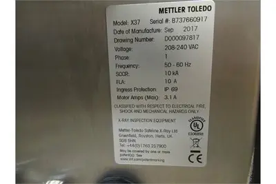 Mettler Toledo Safeline  X3720 Plus 300mm x ray machine