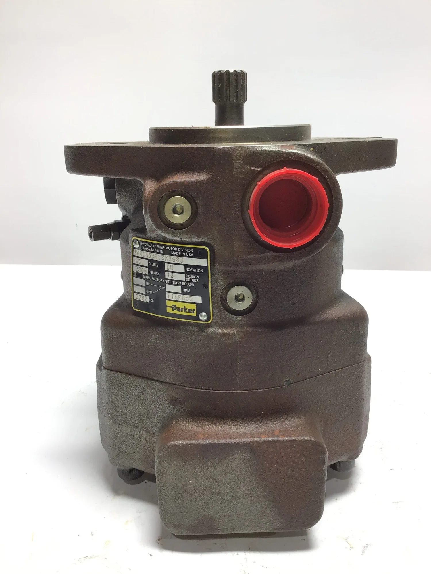 Parker PAVC65BR13X3683 Hydraulic Pump 2800PSI Max