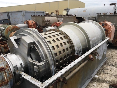 (2) Bird 36 x 96 screen bowl decanter centrifuges, 316SS.