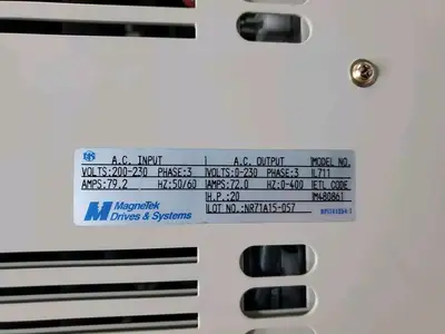 Used Magnetek GPD 502 LANCER Variable Speed Drives | Palmetto Automation #1155103