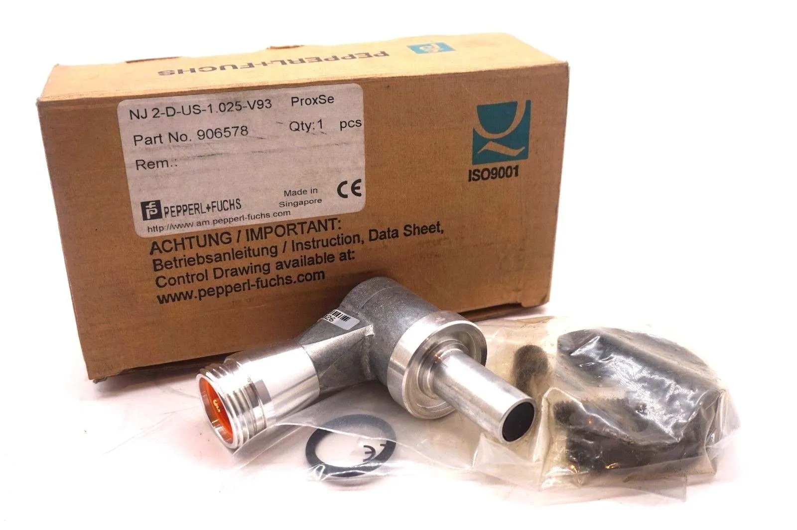 NEW PEPPERL & FUCH NJ2-D-US-1.025-V93