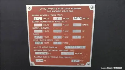 Used DAVIS STANDARD THERMATIC Extruders Illinois US | Aaron Equipment #1310111