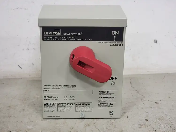 New | in-Stock LEVITON N3603 Switchgears British Columbia CA | Lenmark #240935