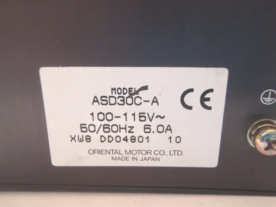Used Oriental Motor ASD30C-A Servo Drives Michigan US | Maverick Industrial Sales #1395837