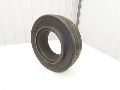 Millenium 4.00X8 Forklift Tire Resilient Solid Solver Black