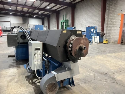 4.5" John Brown/Egan Ram Stuffer Extruder, 32:1 L/D, 250 Hp AC Motor