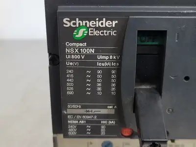 USED SCHNEIDER ELECTRIC NSX100-160-250