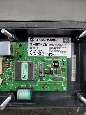 USED ALLEN BRADLEY 20-HIM-C3S Ser C Remote Full Numeric LCD HMI Panel