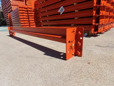 Interlake 48"x 2-3/4" Teardrop Pallet Racking Rack Step Beam Crossmember 5610Lb