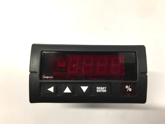 Simpson Electric H335135020 Digital Panel Meter 600 VAC New
