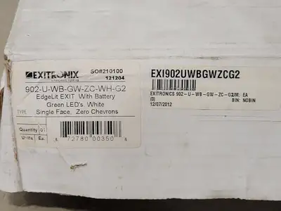 NEW EXITRONIX 902-U-WB-GW-ZC-WH-G2