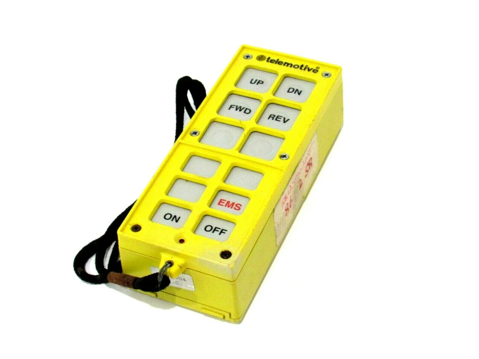 USED TELEMOTIVE 10K12SM02MT DOME TRANSMITTER HOIST CONTROL