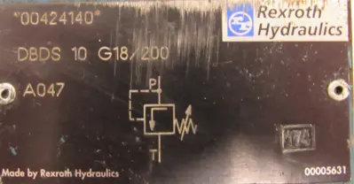 NEW REXROTH DBDS-10-G18/200 PRESSURE RELIEF VALVE DBDS10G18200
