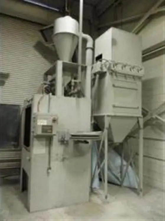 Used DELONG/INNOVATIVE SYSTEMS THRU-FEED DEBUR/BLAST SYSTEM Roller Conveyor Shot Blaster Pennsylvania US | Shot Blasting Equipment #775903