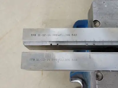 6" Milling Vise w/ FFB 11-12-14 Trowelling Bar