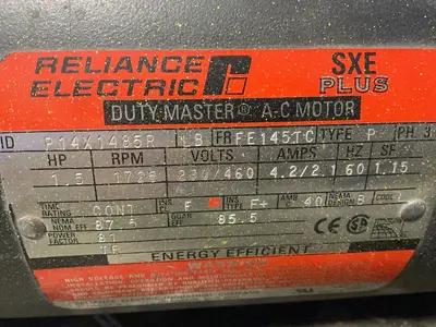 Used RELIANCE ELECTRIC P14X1485R Motors (misc) Ohio US | HGR 24 #1704975