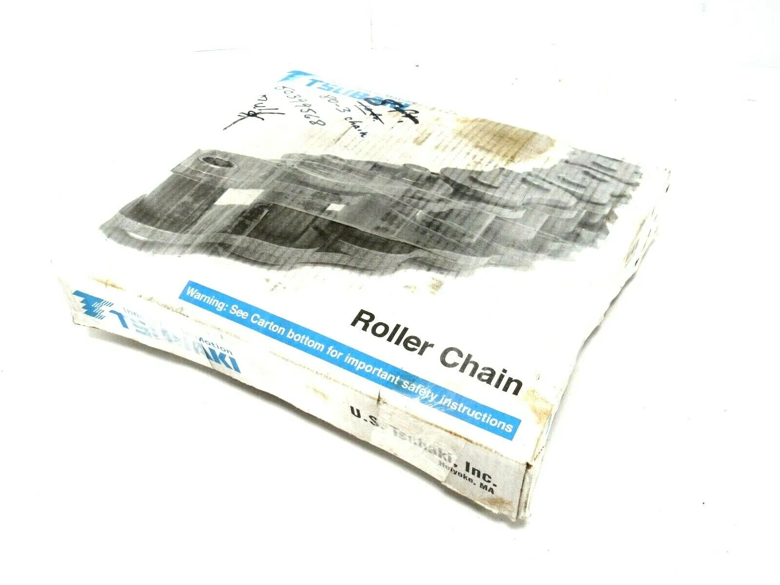NEW TSUBAKI 80-3 RIV ROLLER CHAIN 8' 803RIV