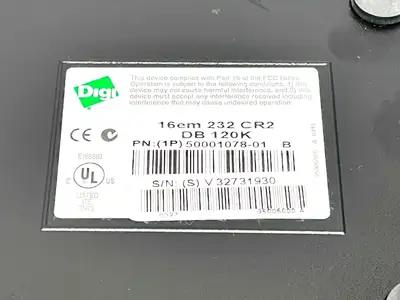 50001078-01 B | Digi  232 CR2 DB25 NP 16 Port Expansion Module - Used