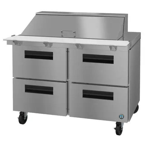 Hoshizaki SR48B-18MD4 48" Steelheart Mega Top Sandwich/Salad Prep Table w/ Refrigerated Base, 115v