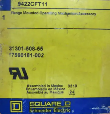 NEW SQUARE D 9422CFT11 DISCONNECT SW CABLE MECHANISM+HANDLE