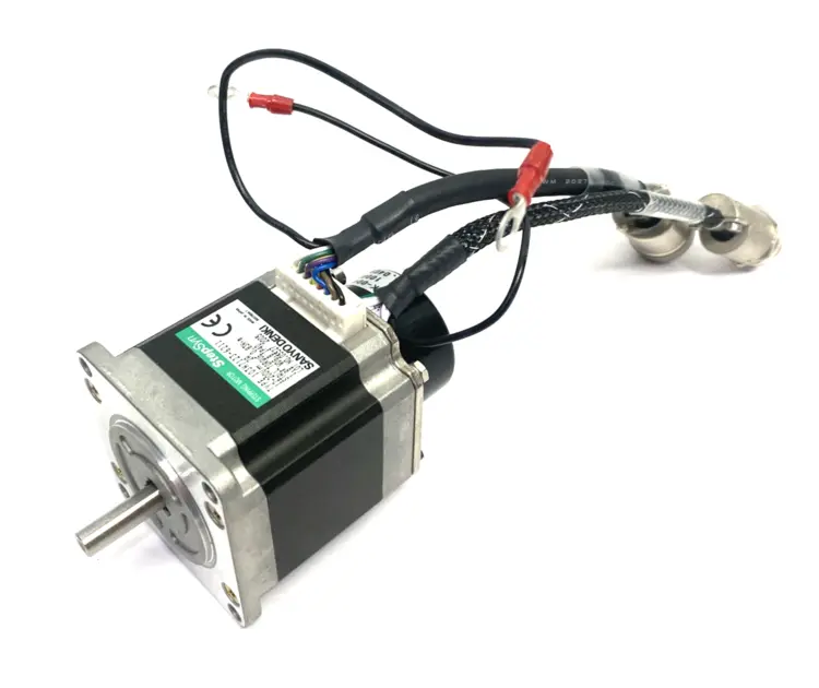 Used Sanyo Denki Step-Syn Stepping Motor 1.8º Step IP40 2A 12-200V D.C. Motors Michigan US | Maverick Industrial Sales #1395555
