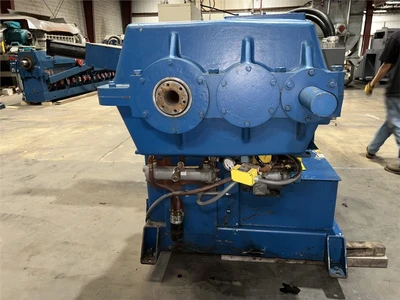 4.5" John Brown/Egan Ram Stuffer Extruder, 32:1 L/D, 250 Hp AC Motor