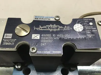 USED MANNESMANN REXROTH 4WREE 10 W75-20/G24K31/A1V