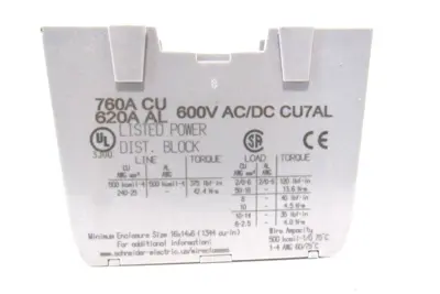 BOX OF 3 NEW SCHNEIDER ELECTRIC NSYEBAP27628 POWER DISTRIBUTION BLOCKS