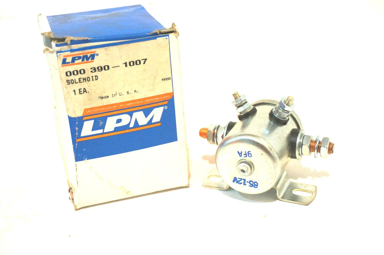 NEW LIFT PARTS MFG. 000-390-1007 SOLENOID 0003931007