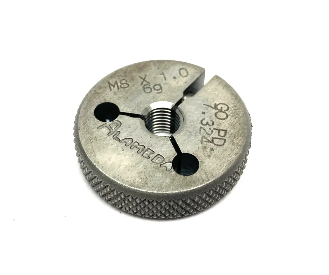 New | in-Stock ALAMEDA M8 X 1.0-6G THREADED RING GAUGE GO PD 7.324 Pin & Plug Gages Michigan US | Maverick Industrial Sales #1123039