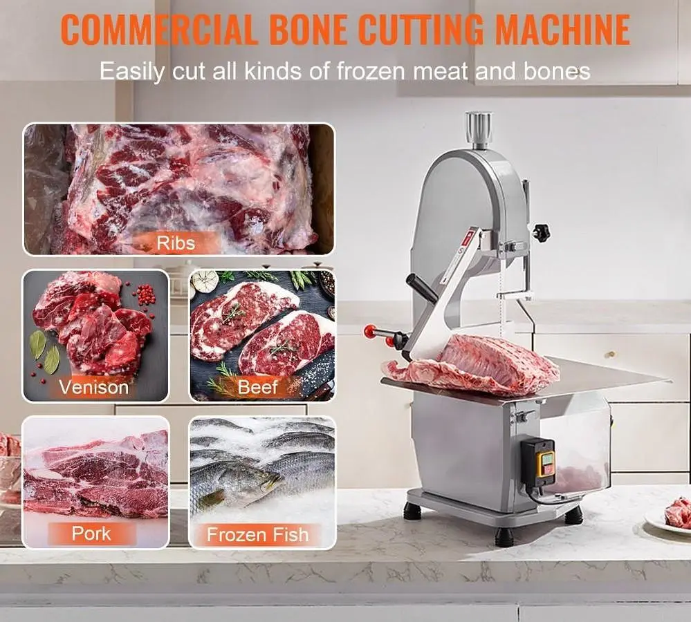 2 horse power table top meat and bone saw