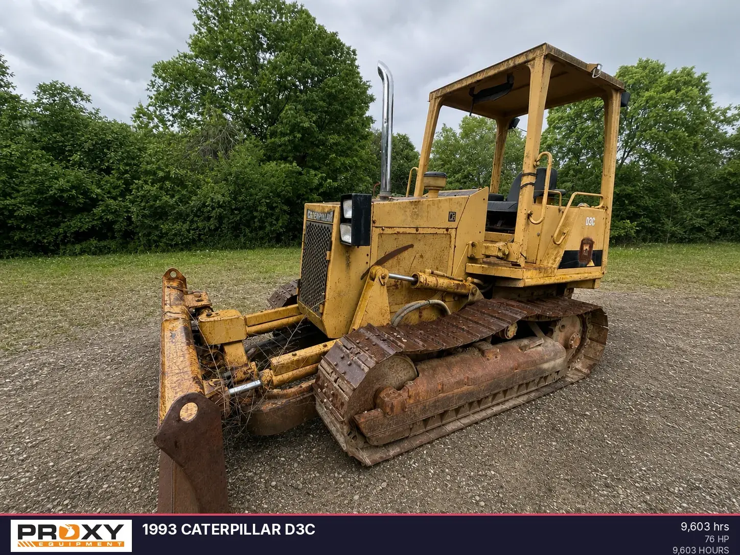 Used 1993 CATERPILLAR D3C Bulldozers Ohio US | Proxy Equipment #1388727