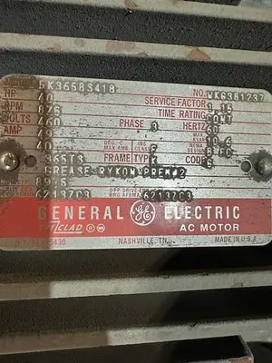 USED GE SQUIRREL CAGE