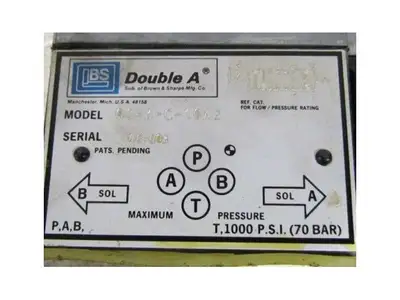 LBS Double A QG-3-C-10A2 Solenoid Valve 120/60 NEW