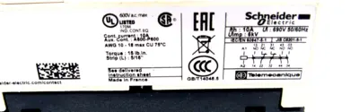 NEW SCHNEIDER ELECTRIC CAD32F7 CONTROL RELAY