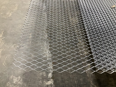 (5) sheets of expanded steel 37” x 56”, new/unused