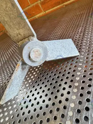 Used 48" STAINLESS STEEL MIXING SHAFT  1" DIAMETER W/  8" IMPELLER Agitator Shaft California US | Equipment Lab #1415096