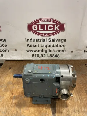 Waukesha Model 18 Rotary Lobe Displacement Pump 17GPM
