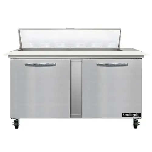 Continental SW60N12C 60" Sandwich/salad Prep Table W/ Refrigerated Base, 115v