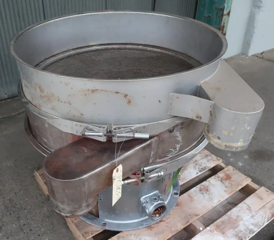 SPC8653  Screener and Sifter 30" Sweco circular shaker screener, 1 deck, Stainless Steel