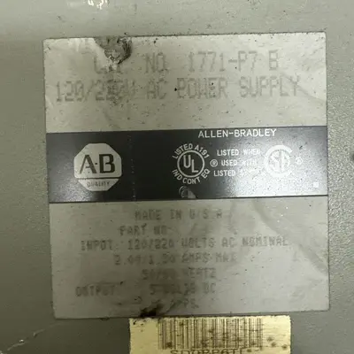 USED ALLEN-BRADLEY 1771-P7 B