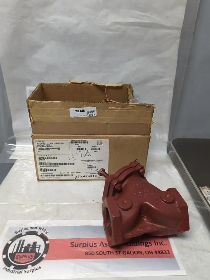 New | in-Stock AQUAMATIC V42E-0010-00000 Pump & Valve Parts | Surplus Asset Holdings #1218266