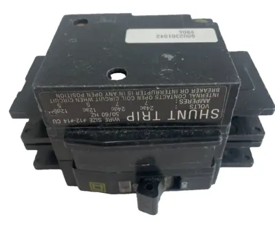 NEW SQUARE D QOU2301042 CIRCUIT BREAKER 30A 2POLES 120/240V 50/60HZ