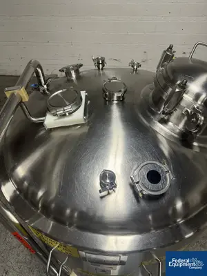 USED Precision 1,200 Liter Precision Stainless Reactor, 316L S/S, 45/100#