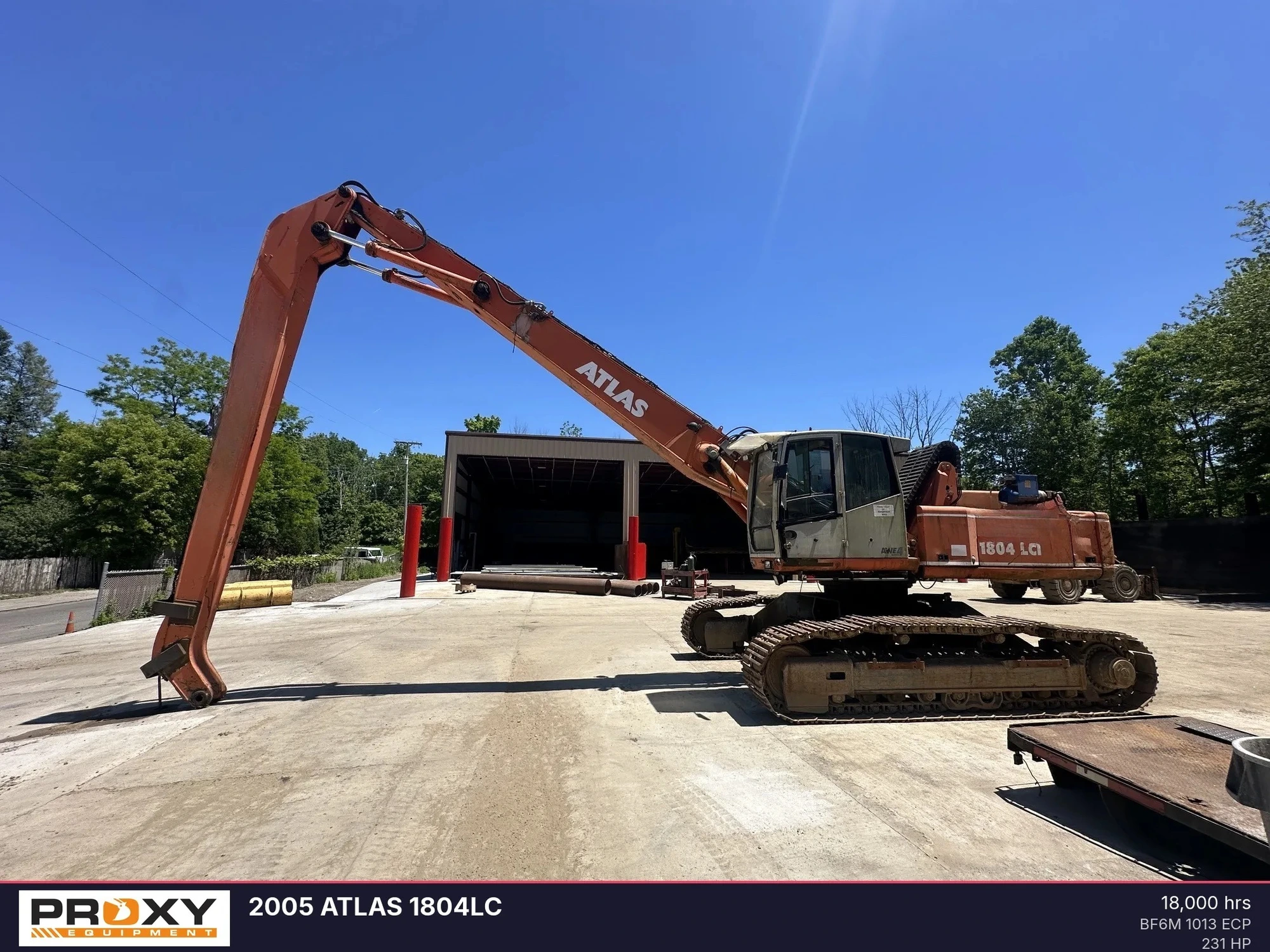 Used 2005 ATLAS 1804 LC Crawler Excavators New Jersey US | Proxy Equipment #1388889